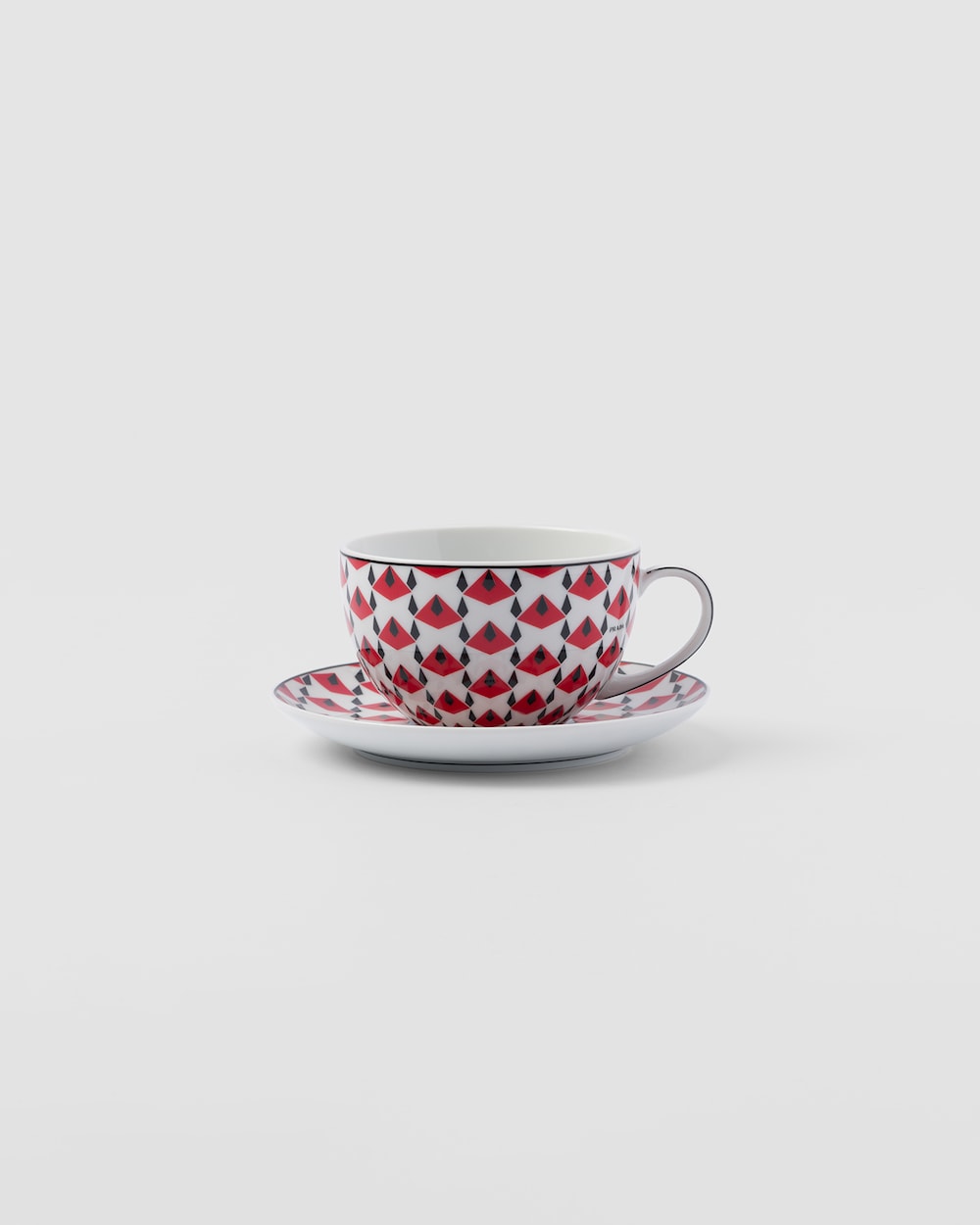 ポーセリン ティーカップ 2点セット - Vienna Red