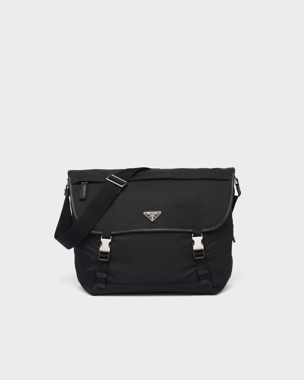 Re-Nylon xサフィアーノレザー ショルダーバッグ