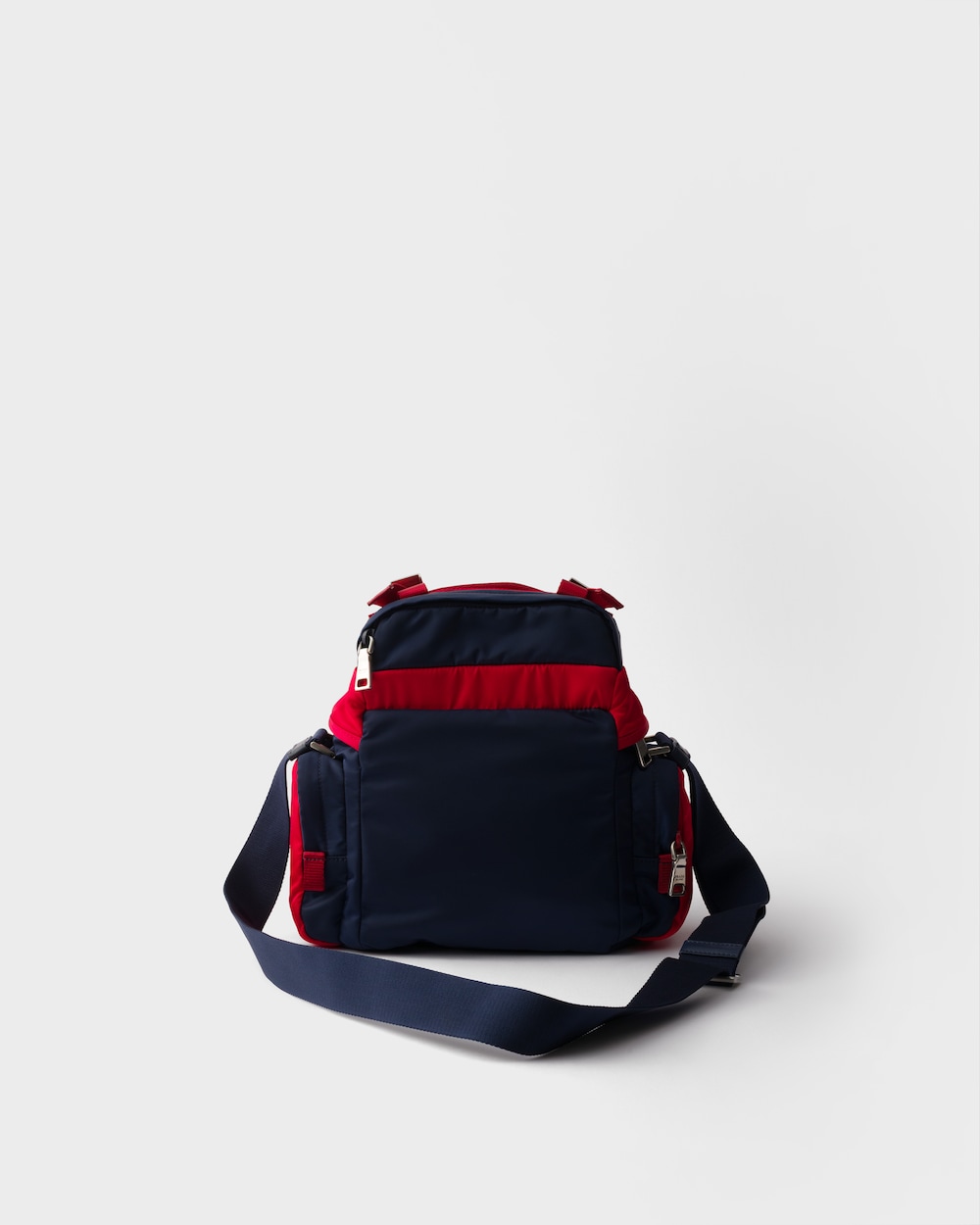 スモール Re-Nylon xレザー ショルダーバッグ