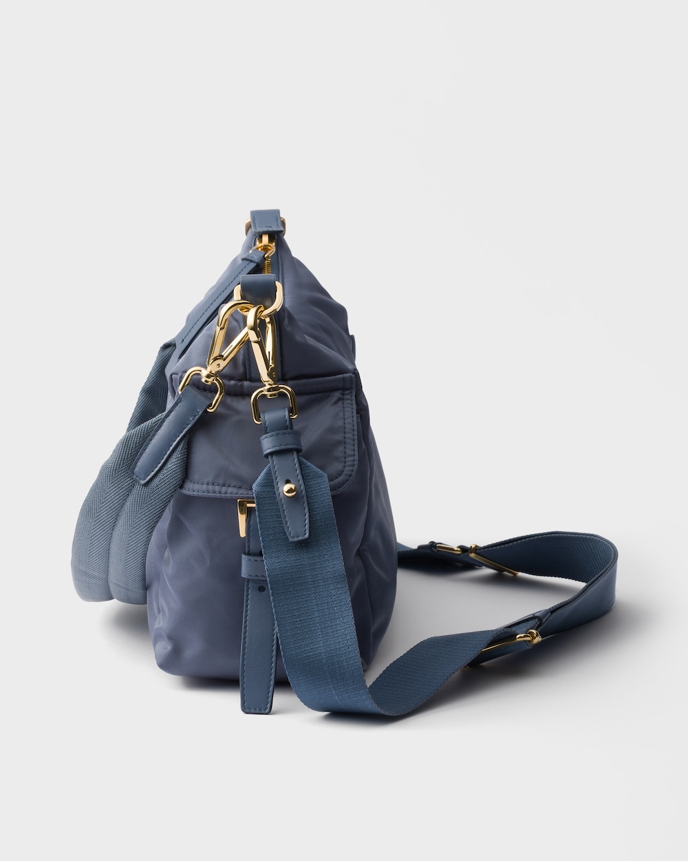 プラダ エクスプローラ ラージ Re-Nylon xレザー バッグ