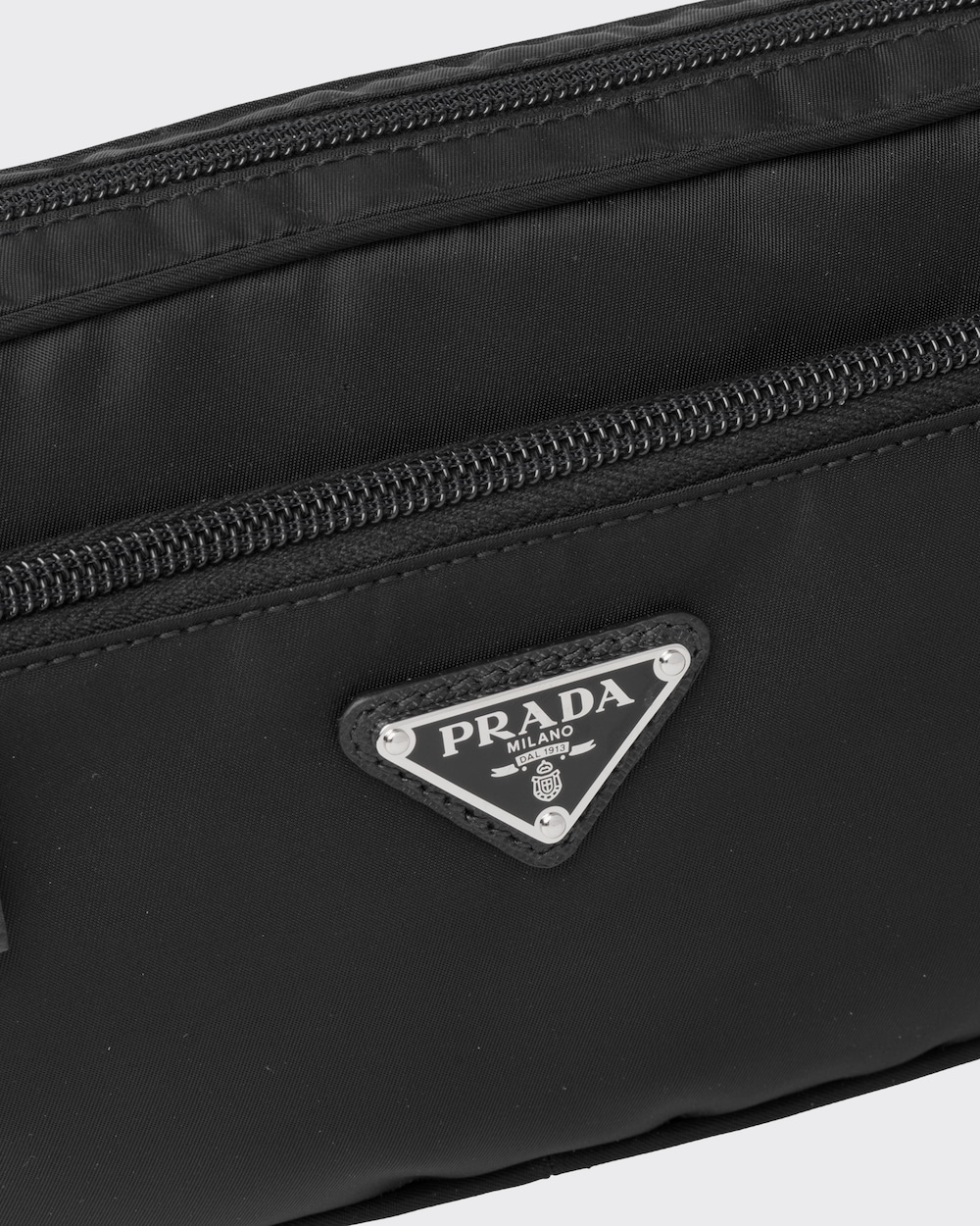 Re-Nylon xサフィアーノレザー ベルトバッグ