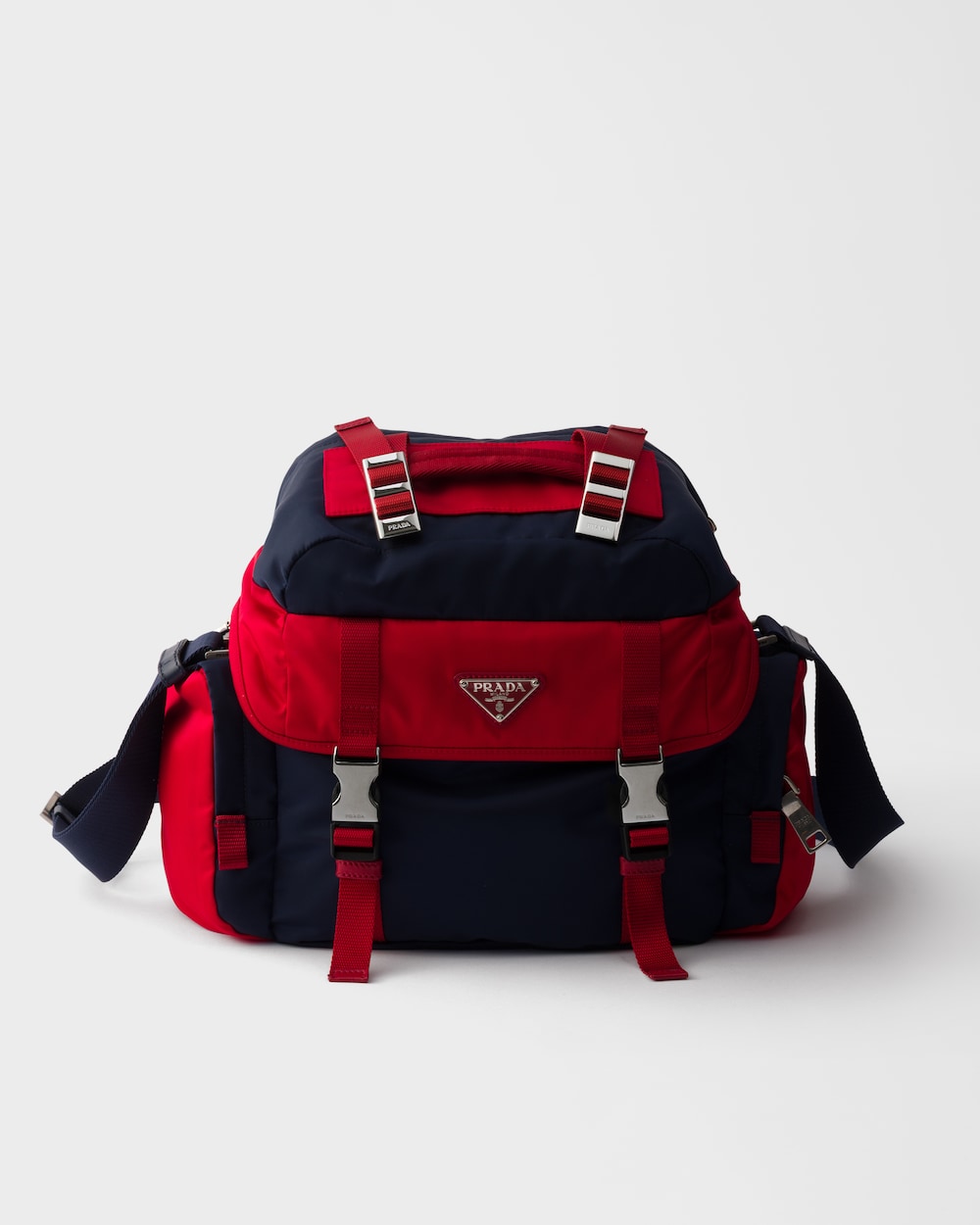 Re-Nylon レザー ショルダーバッグ