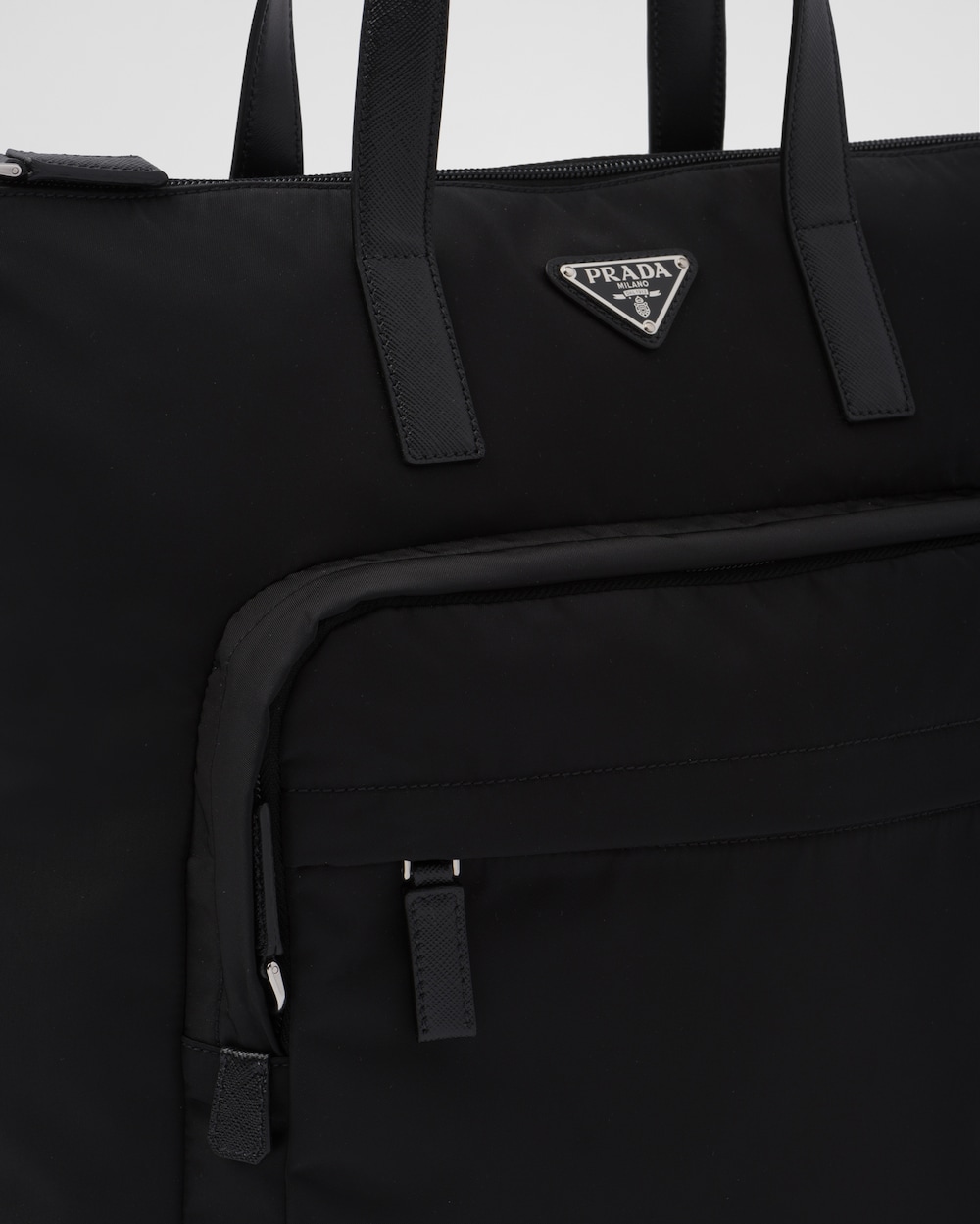 Re-Nylon xサフィアーノレザー トートバッグ