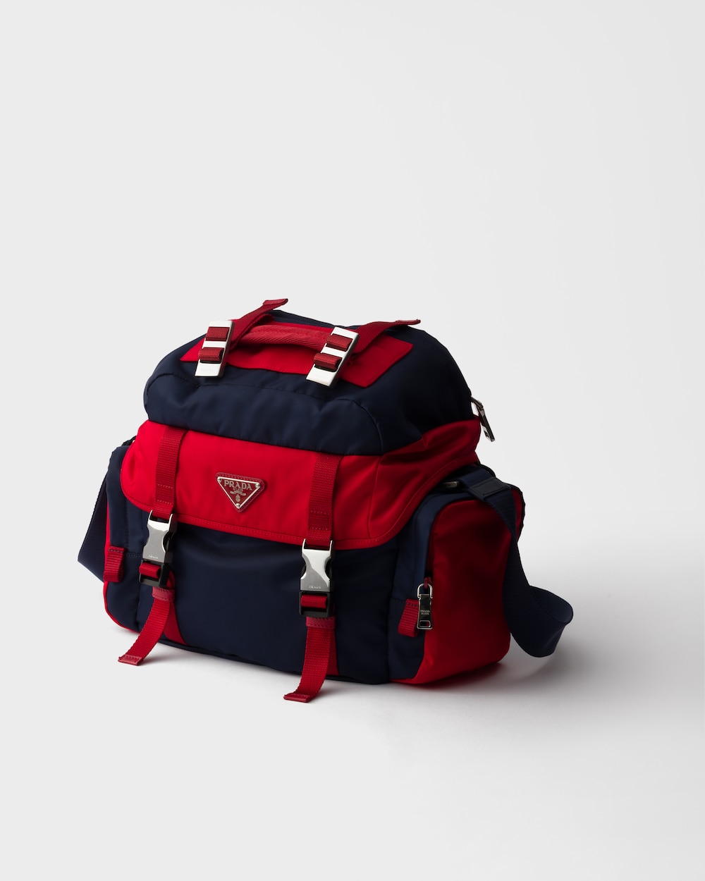 Re-Nylon レザー ショルダーバッグ