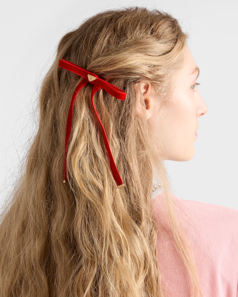 ベルベット ヘアクリップ