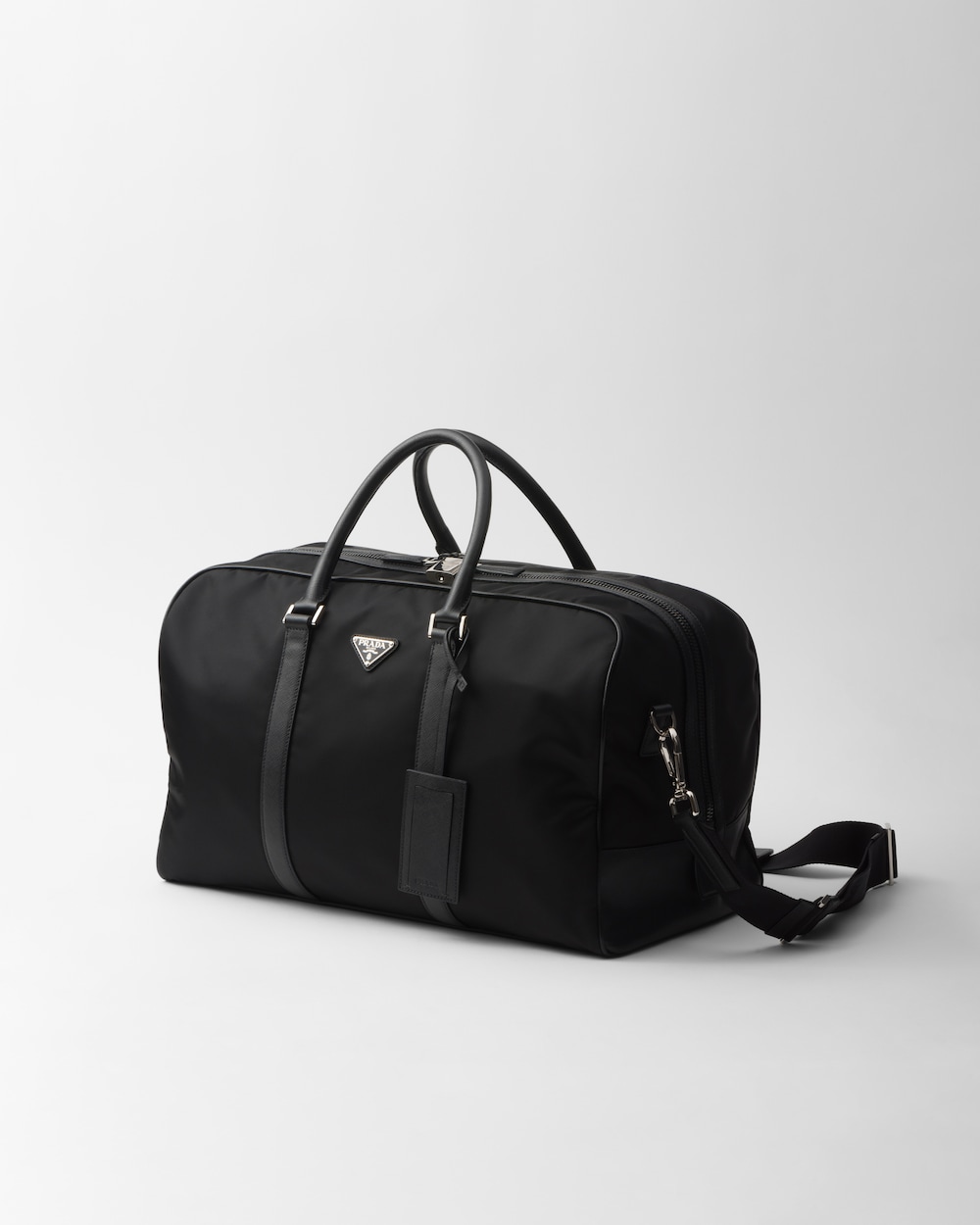 Re-Nylon xサフィアーノレザー ダッフルバッグ