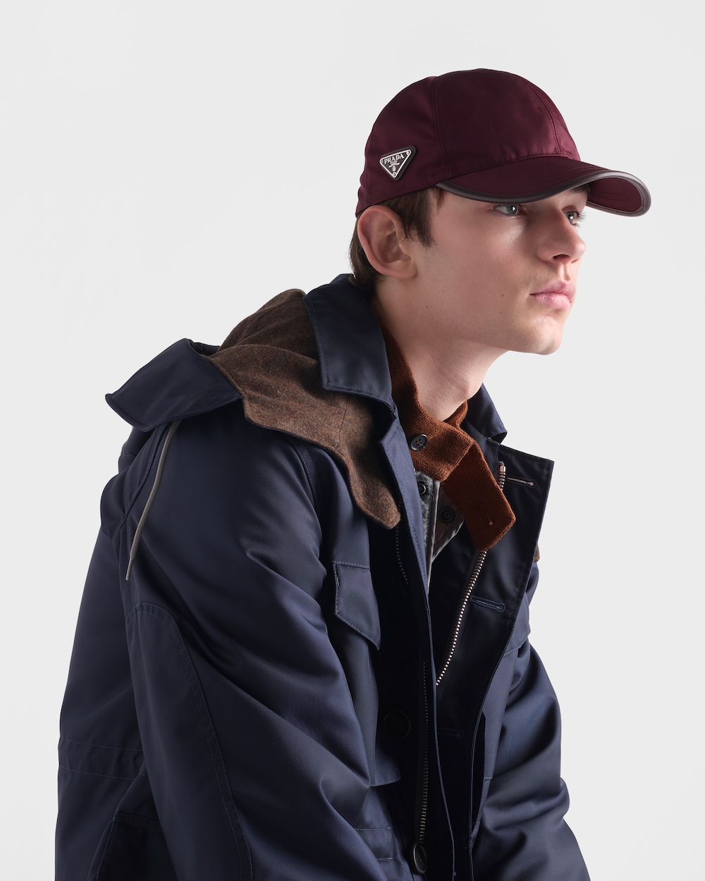 プラダ スピードロック Re-Nylon ベースボールキャップ