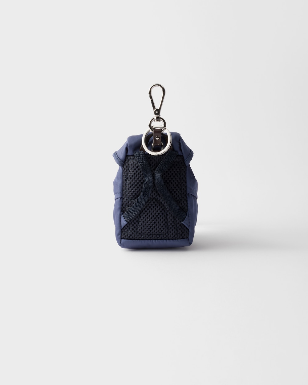ミニアイコン Re-Nylon x レザー キーチェーン チャーム