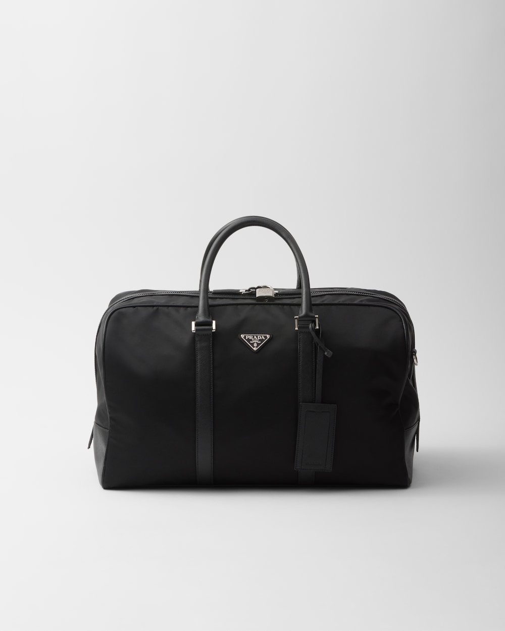 Re-Nylon xサフィアーノレザー ダッフルバッグ