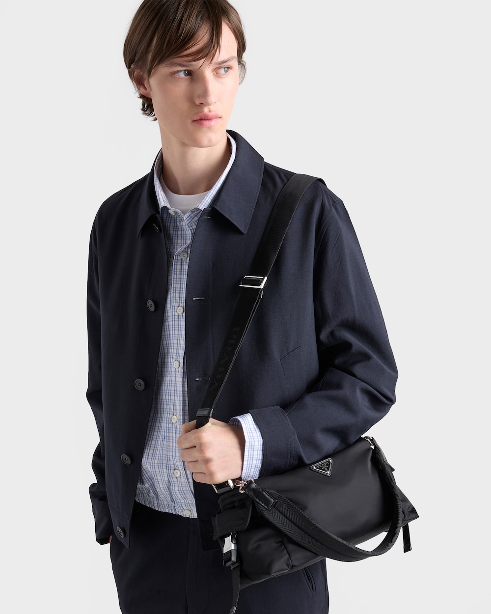 プラダ エクスプローラ Re-Nylon xレザー バッグ