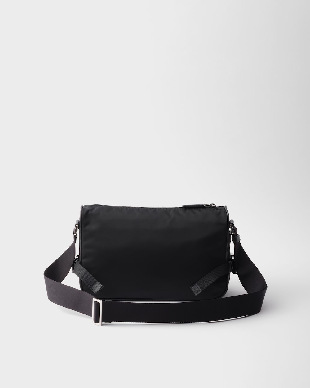 ミディアム Re-Nylon xサフィアーノレザー ショルダーバッグ