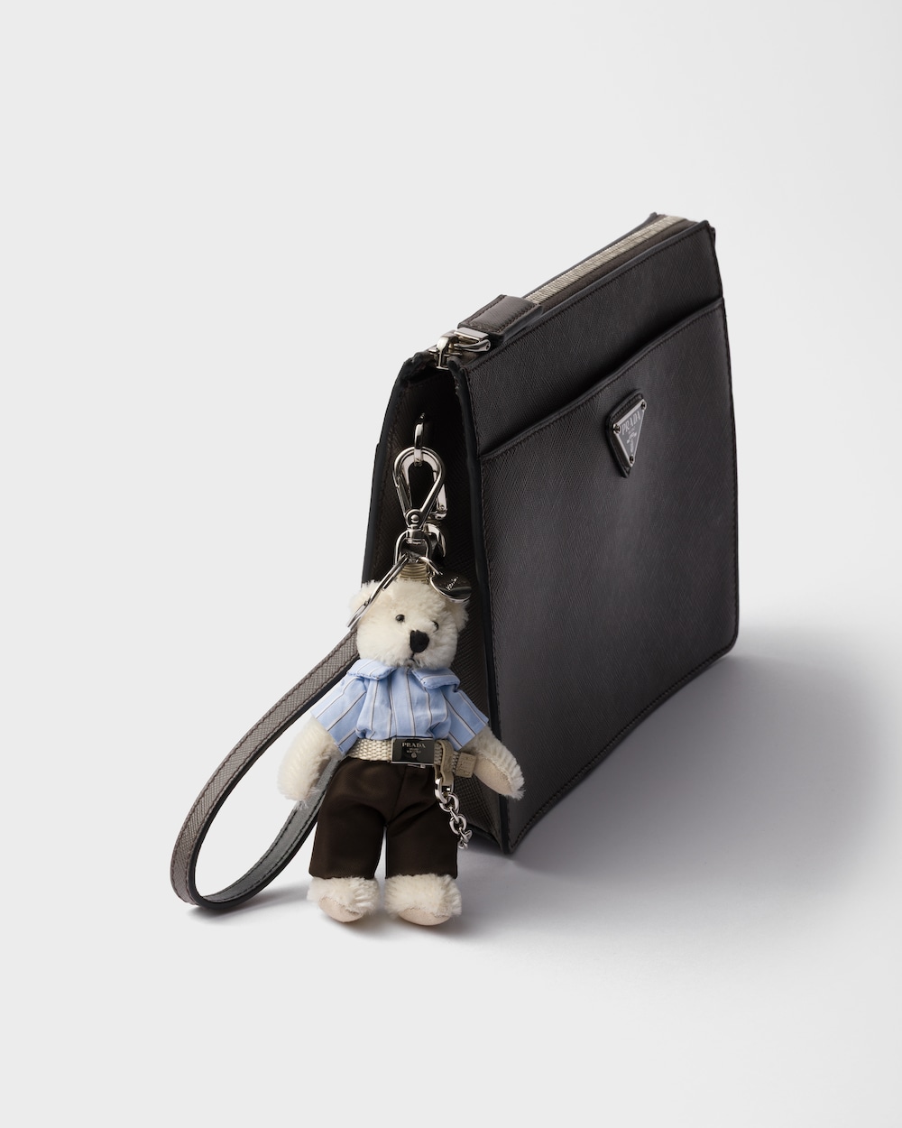 メタルリング付 Teddy キーチェーン チャーム