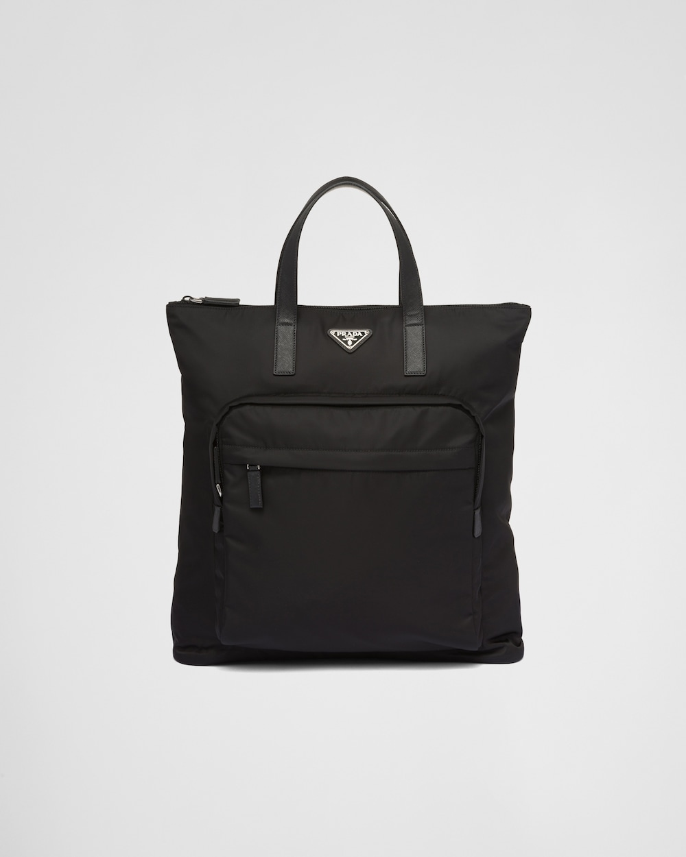 Re-Nylon xサフィアーノレザー トートバッグ